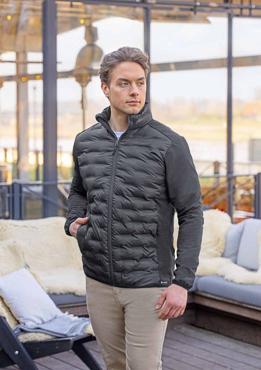 Herren Fleece-Hybrid Jacket