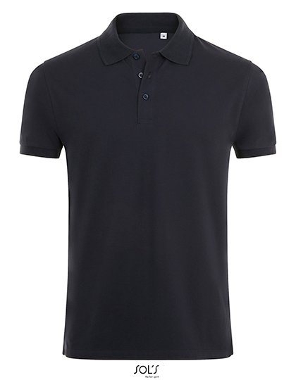 SOL´S Polo Phoenix con colletto a costine da Uomo, French Navy L, L01708 – French Navy