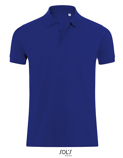 SOL´S Polo Phoenix con colletto a costine da Uomo, French Navy L, L01708 – Ultramarine