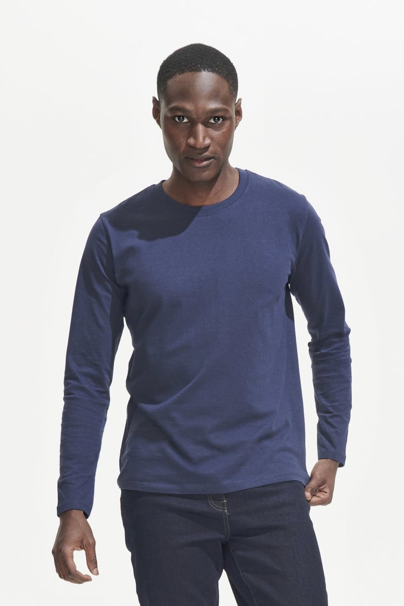 SOL´S Langarm T-Shirt Imperial Baumwolle für Herren