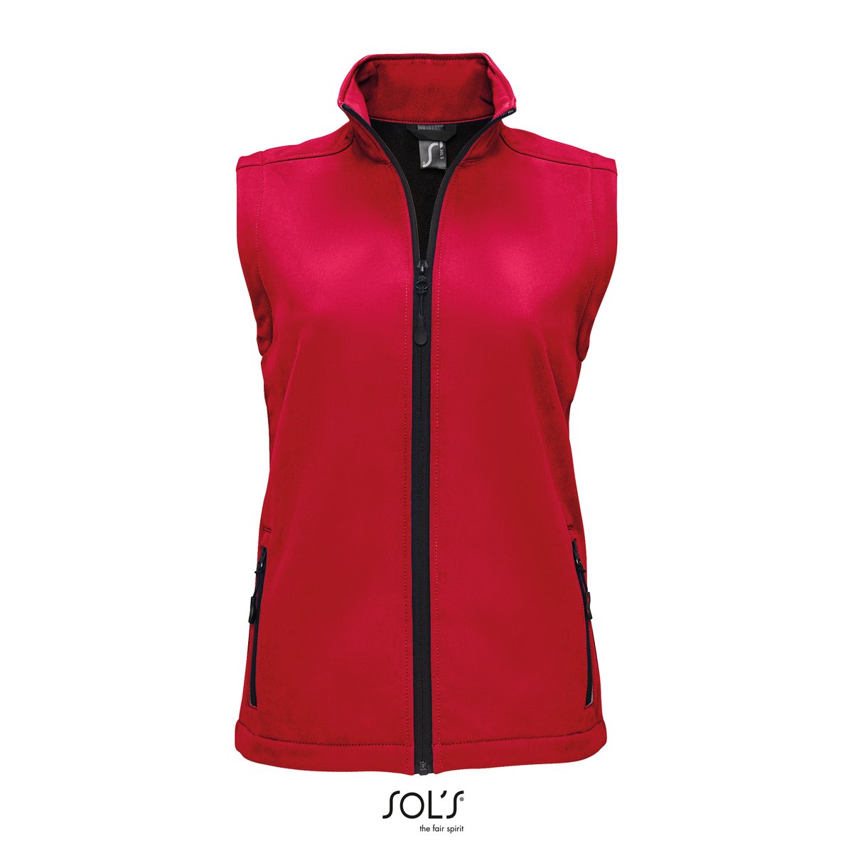 SOL´S Softshell Weste mit Fleecefutter für Damen, Pepper Red XL, L02888 – Bild 3
