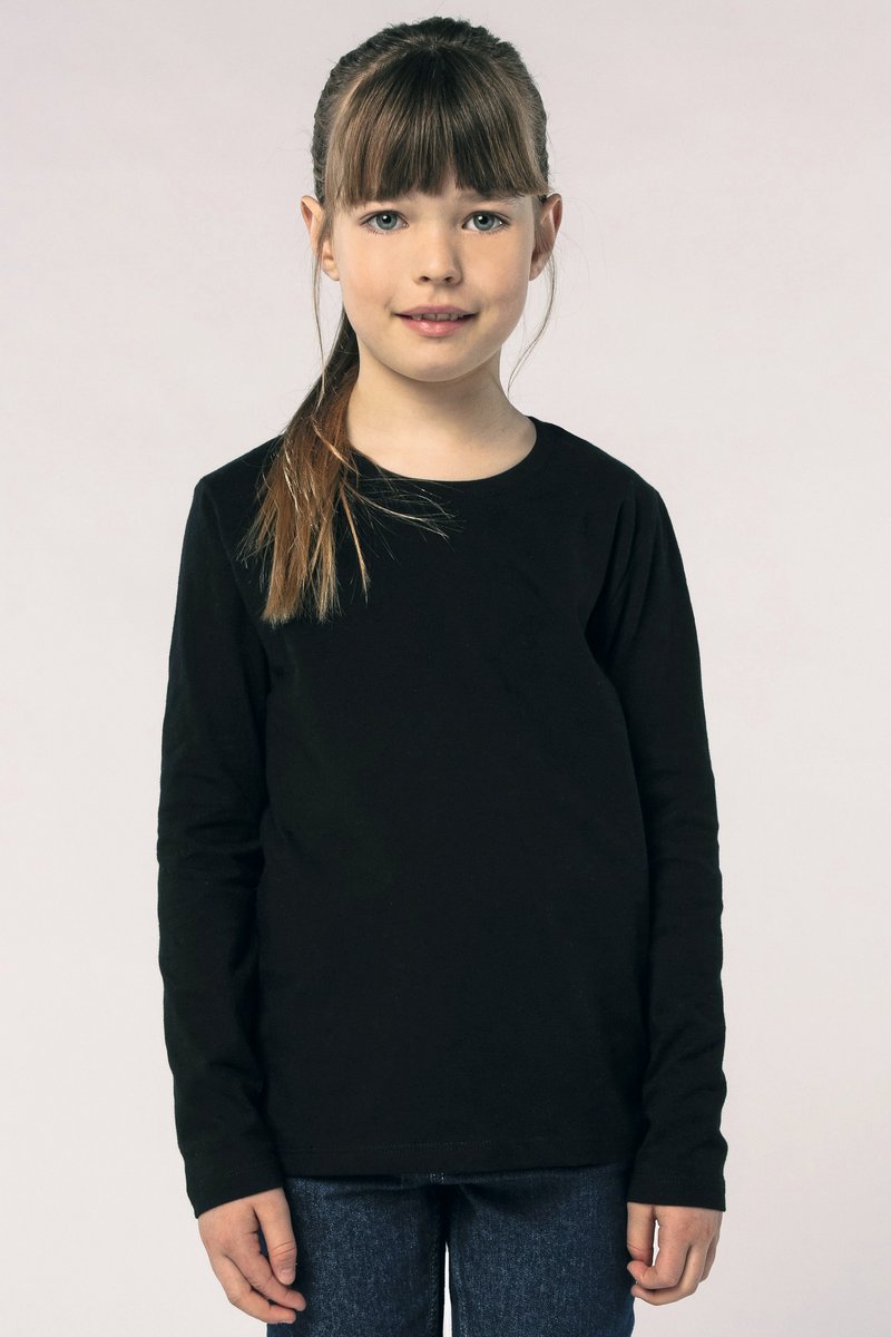 SOL´S Langarm-T-Shirt mit Elasthan-Kragen für Kinder