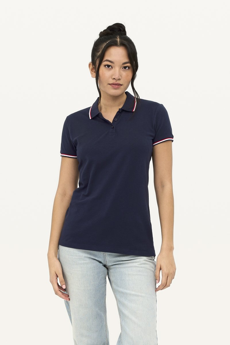 SOL´S Prestige Polo mit Rippstrick für Damen