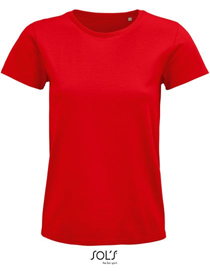 SOL´S T-shirt Pioneer pour femme blanc XXL (L03579) – Red