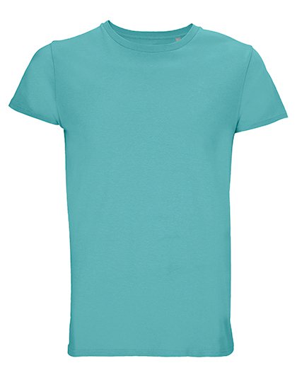 SOL'S Crusader T-Shirt made of Organic Cotton for Men, Rope S, L03582 – Pool Blue