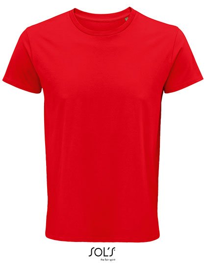 SOL'S Crusader T-Shirt made of Organic Cotton for Men, Rope S, L03582 – Red
