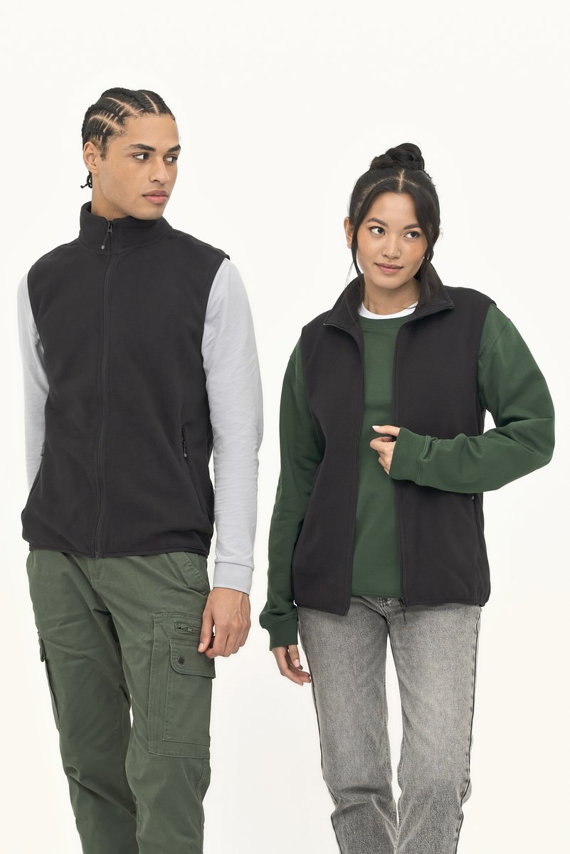 SOL´S Unisex Fleece Weste mit Reißverschluss