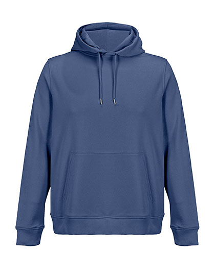SOL´S Felpa con cappuccio in Cotone Biologico Terry con Cappuccio, Arctic Blue XS, L04232 – Denim
