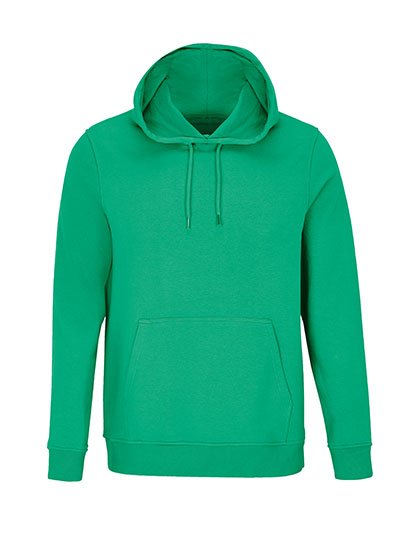 SOL´S Felpa con cappuccio in Cotone Biologico Terry con Cappuccio, Arctic Blue XS, L04232 – Spring Green