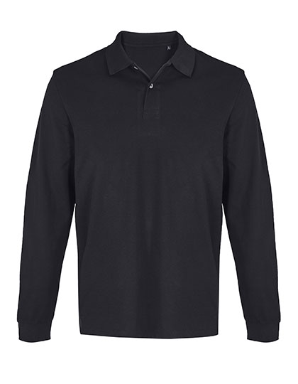 Unisex Pacific Polo Shirt Longsleeve – Bild 1