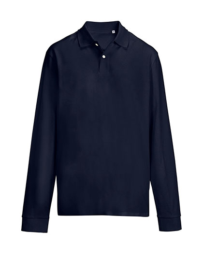 Unisex Pacific Polo Shirt Longsleeve – French Navy