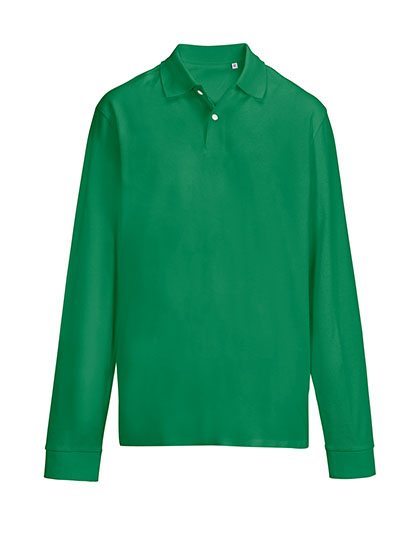 Unisex Pacific Polo Shirt Longsleeve – Kelly Green