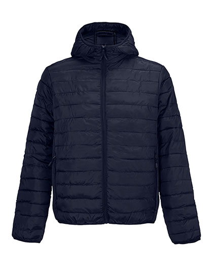 Men´s Stream Lightweight Hooded Padded Jacket – French Navy