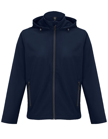 Men's Race Softshell Hooded Jacket – French Navy