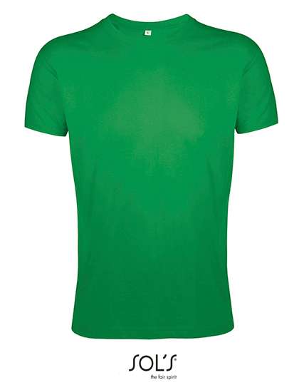 SOL´S Regent Fit T-Shirt White XXL (L149) – Kelly Green