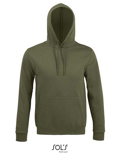 SOL´S Felpa con cappuccio aderente per Bambini, White XS, L330 – Army