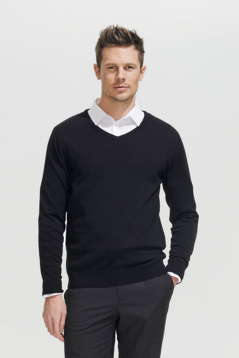 SOL´S T-shirt col rond Regent Fit Coton, Black S, L410 – image 2