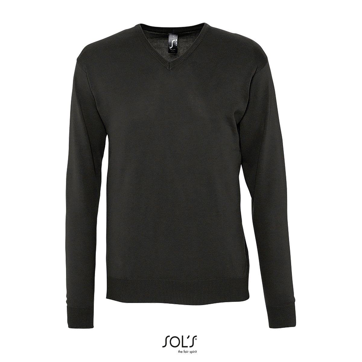 SOL´S T-shirt col rond Regent Fit Coton, Black S, L410 – image 3