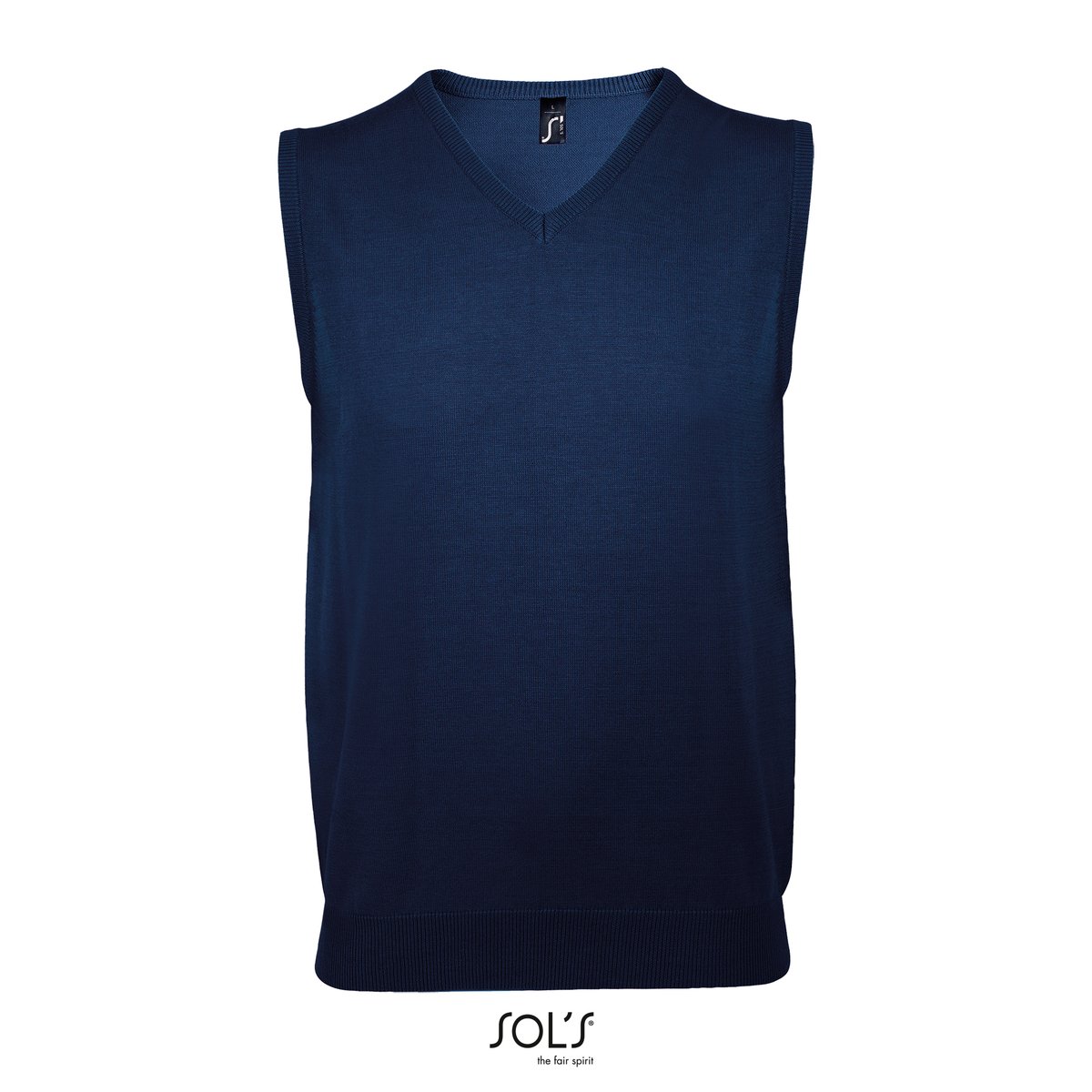 Unisex Sleeveless Sweater Gentlemen – Medium Grey (Solid)