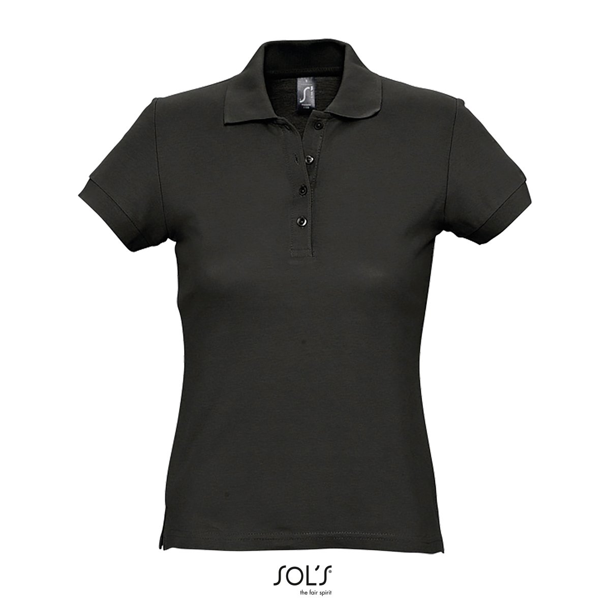 SOL´S Polo aderente da Donna in Cotone, White S, L513 – immagine 3