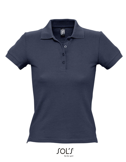 SOL´S Polo près du corps en Coton, Chocolate XL, L519 – Navy