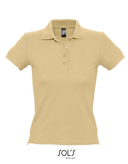 SOL´S Polo près du corps en Coton, Chocolate XL, L519 – Sand