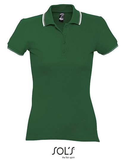 SOL´S Polo Shirt mit Kontrastkragen für Damen