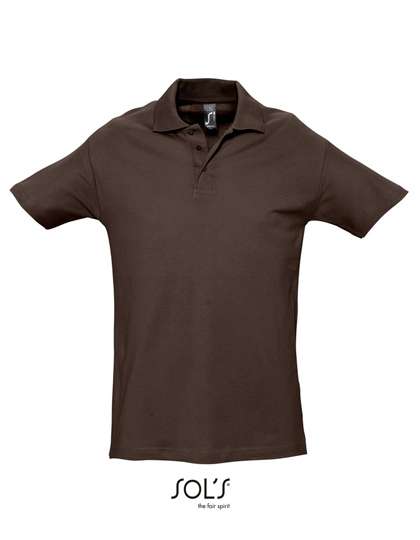 SOL´S Polo-Shirt Spring II aus Baumwolle, Golf Green M, L562 – Chocolate