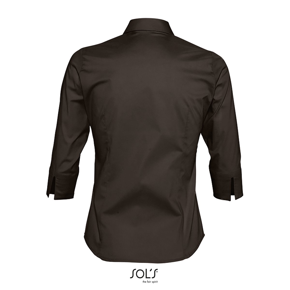 SOL´S Camicetta stretch con maniche 3/4 da Donna, Dark Blue M, L631 – immagine 4