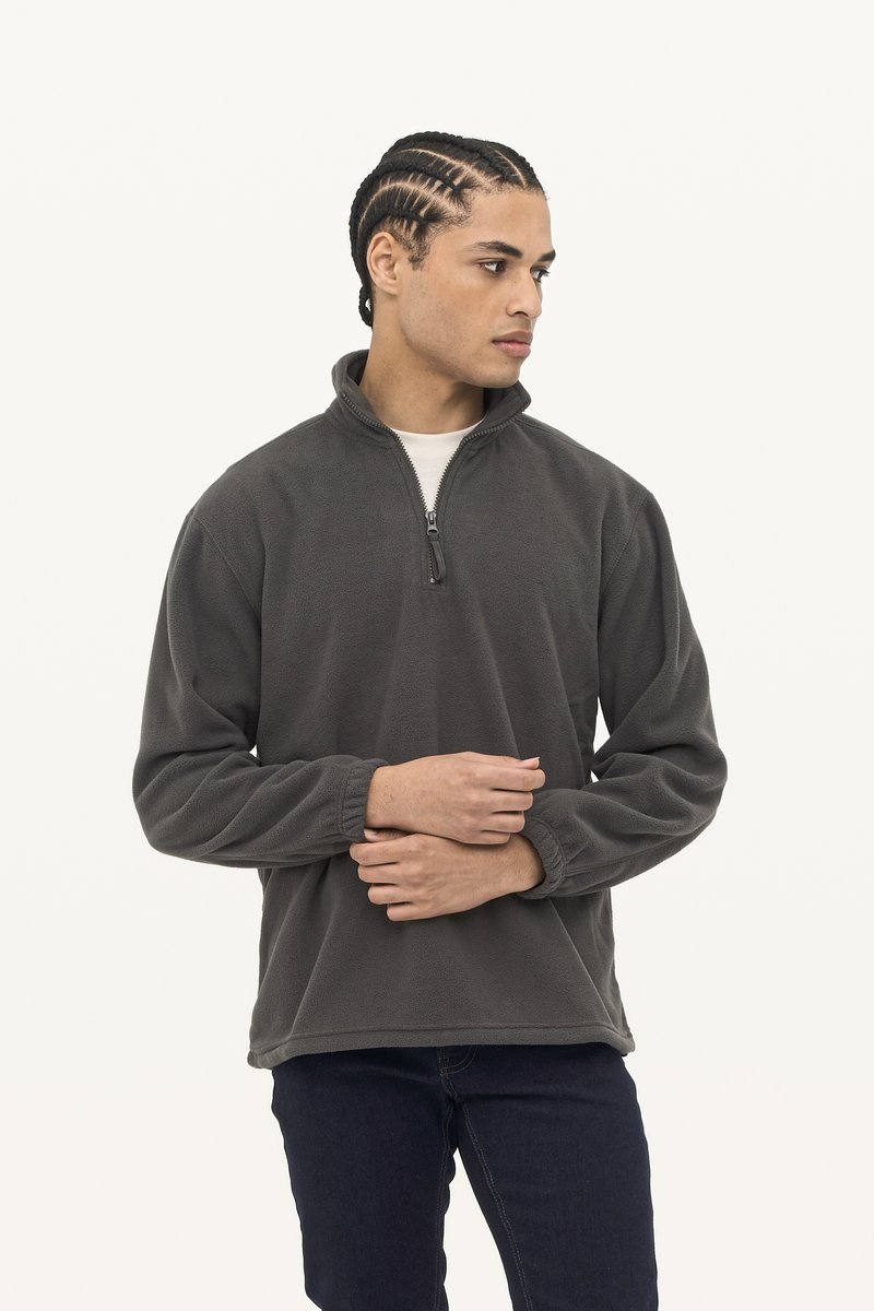SOL´S Half-Zip Fleece Pullover mit Kordelzug