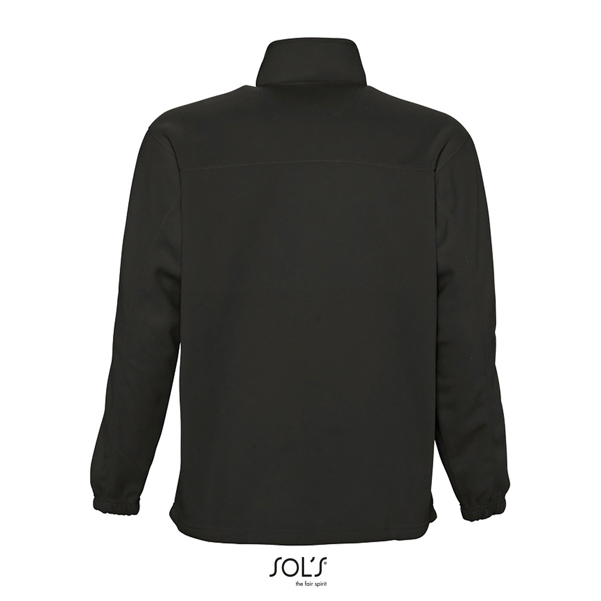 SOL´S Pullover in pile Half-Zip con coulisse, Black S, L740 – immagine 4