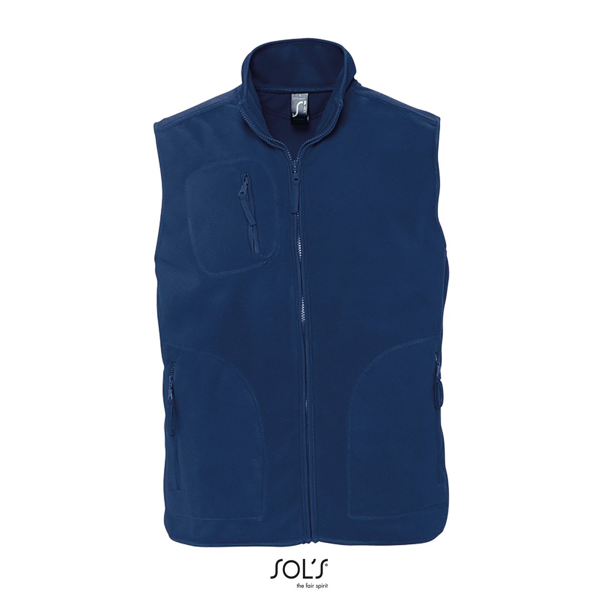SOL´S Gilet in pile Norway con tasche con Zip, Orange M, L741 – immagine 3