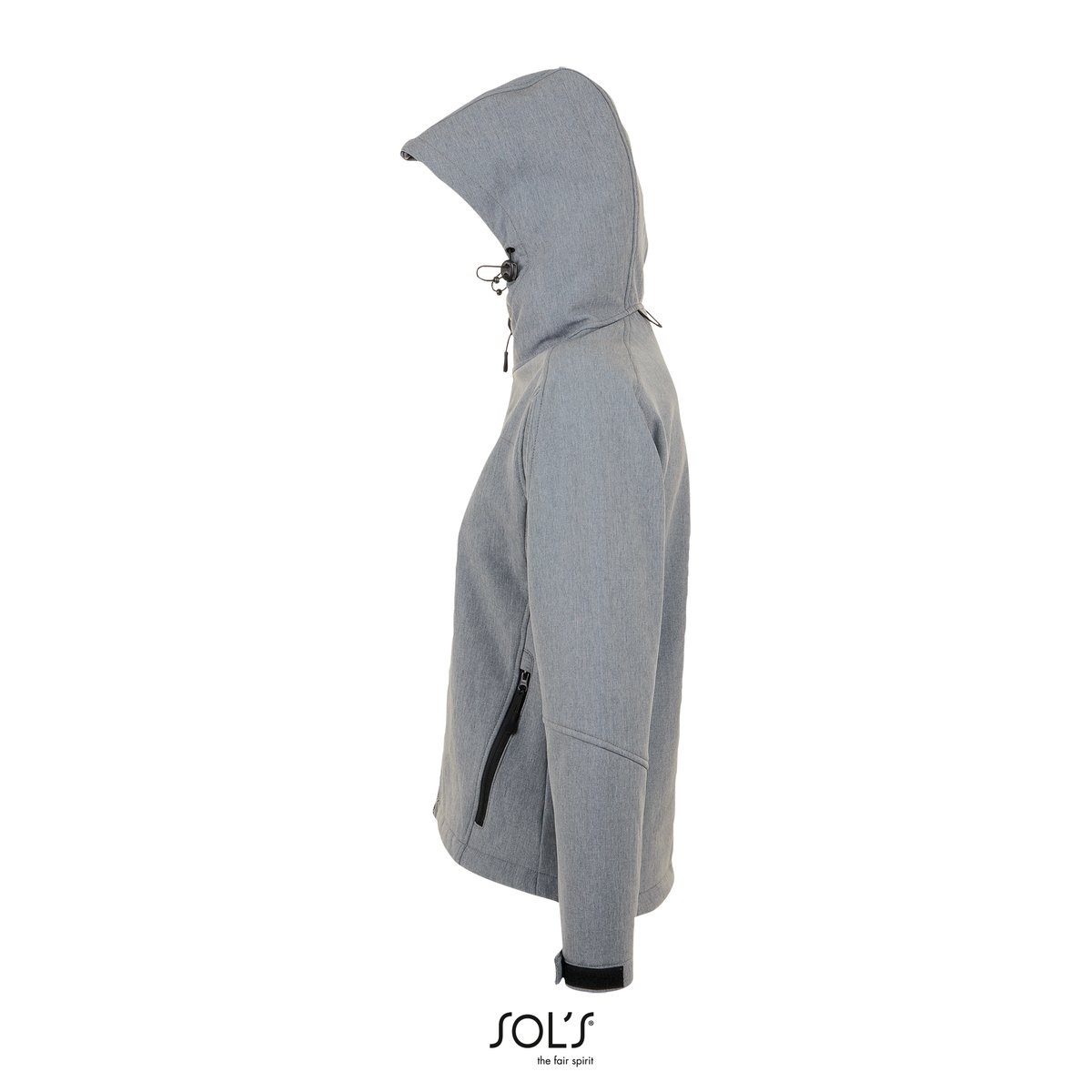SOL'S Softshell Jacket with Hood Replay for Women, Pepper Red S, L849 – image 5