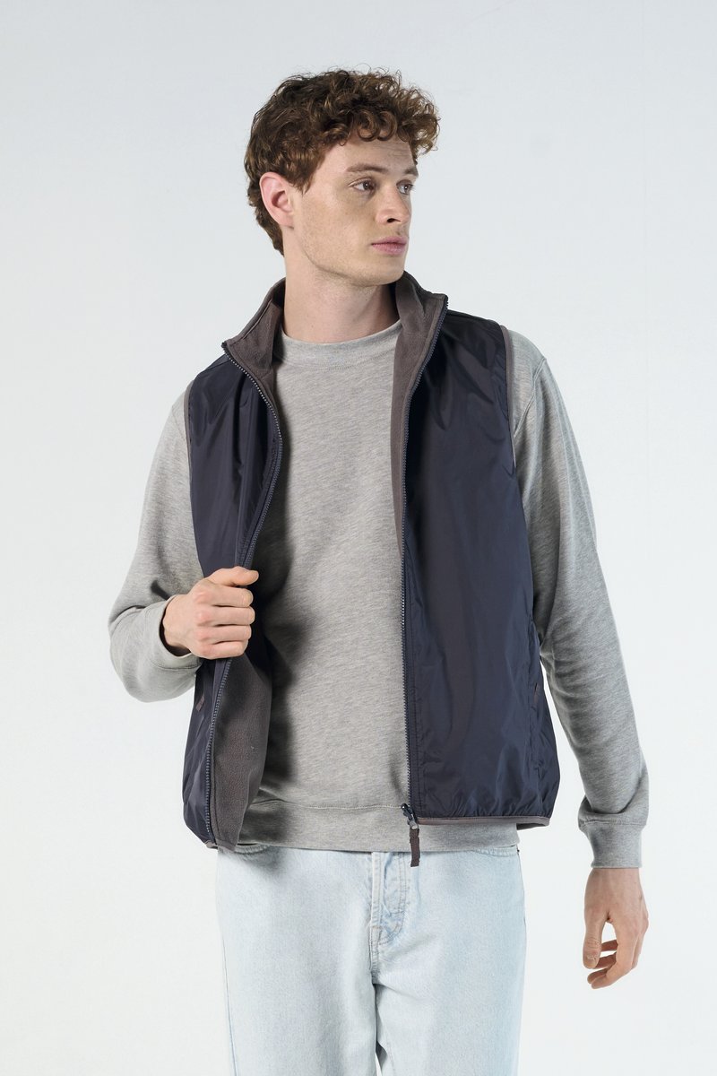 SOL´S Wendbarer Bodywarmer mit Fleece-Futter