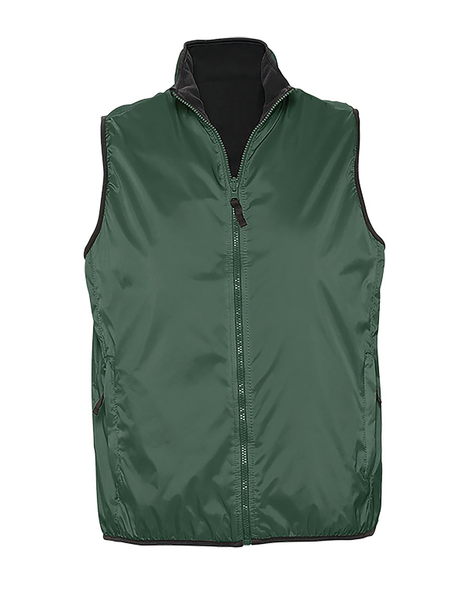 SOL'S Reversible Bodywarmer with Fleece Lining, Black XS, L867 – image 3