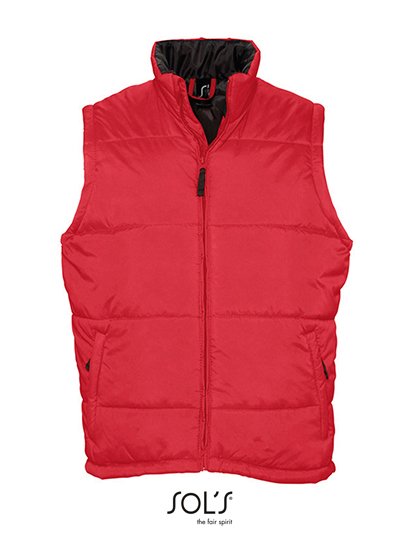 SOL´S Bodywarmer déperlant avec poches, Black XL, L868 – Red