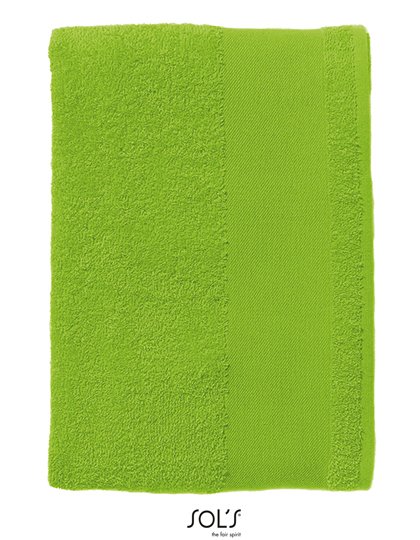 SOL´S Frottier-Handtuch Island 50x100 cm, White 50 x 100 cm, L890 – Lime