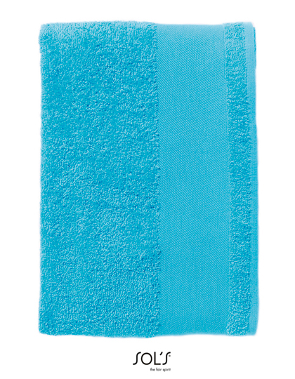 SOL´S Frottier-Handtuch Island 50x100 cm, White 50 x 100 cm, L890 – Turquoise