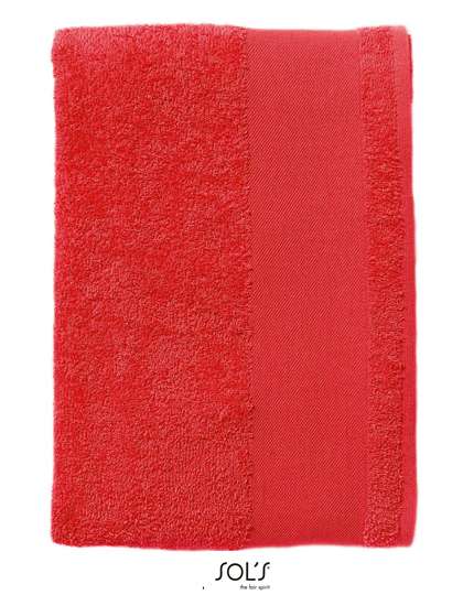 SOL'S Asciugamano Bayside 70, 100% Cotone – Red