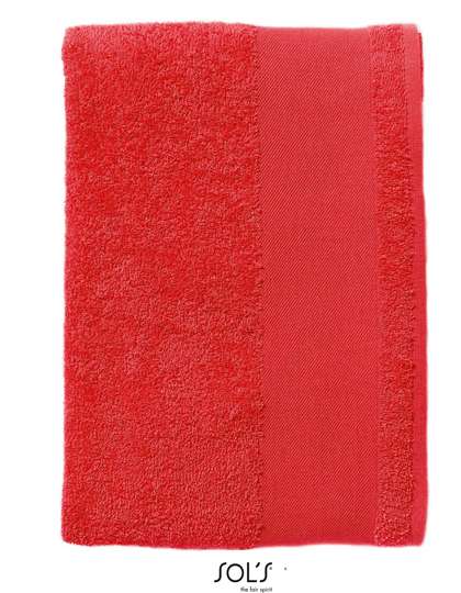 SOL'S Asciugamano Bayside 100 in 100% Cotone – Red
