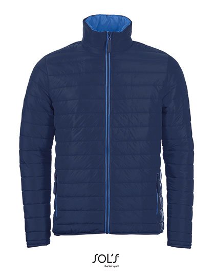 SOL´S Neon Steppjacke mit hohem Kragen, Black M, L913 – Navy