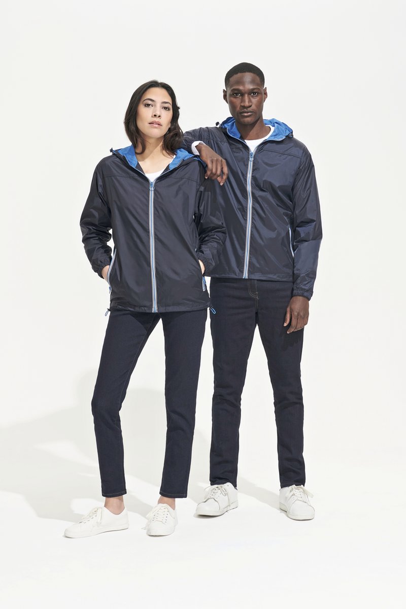SOL'S Wasserabweisende Windbreaker Skatejacke Nylon