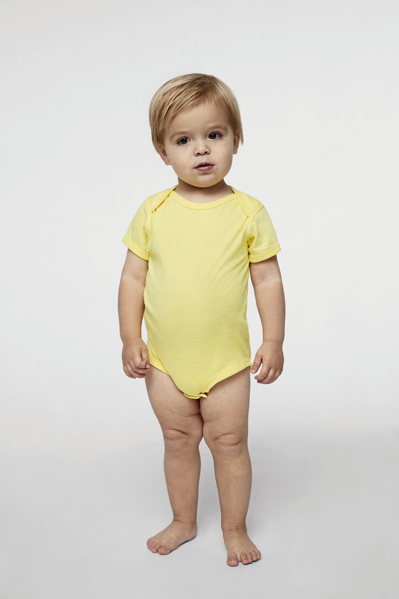 Rabbit Skins Feinjersey Kurzarm-Bodysuit für Babys