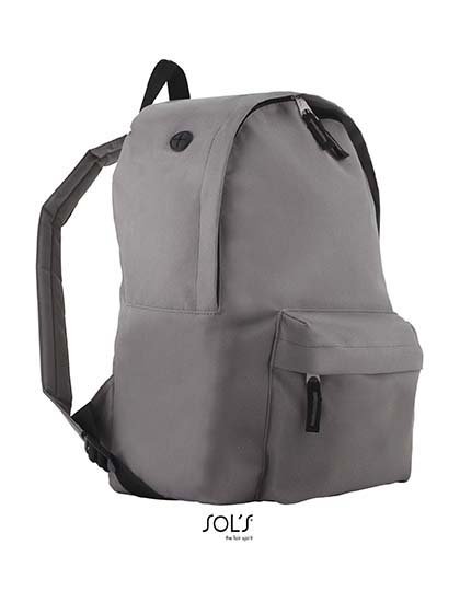 SOL´S Sac à dos Rider avec sortie pour écouteurs, Orange 14 x 28 x 40 cm, LB70100 – Graphite