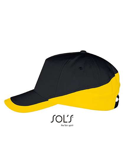SOL´S 5-Panel Cap aus gebürsteter Baumwolle