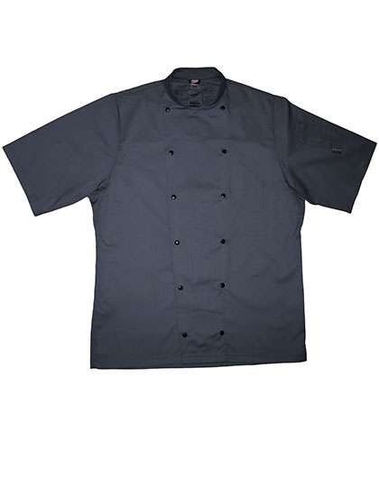 Le Chef Veste de cuisine Executive manches courtes avec système Staycool, White XXS, LF092S – Griffin