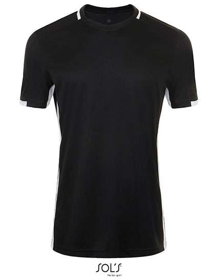 SOL´S Kurzarm V-Neck T-Shirt mit Kontrast-Kragen