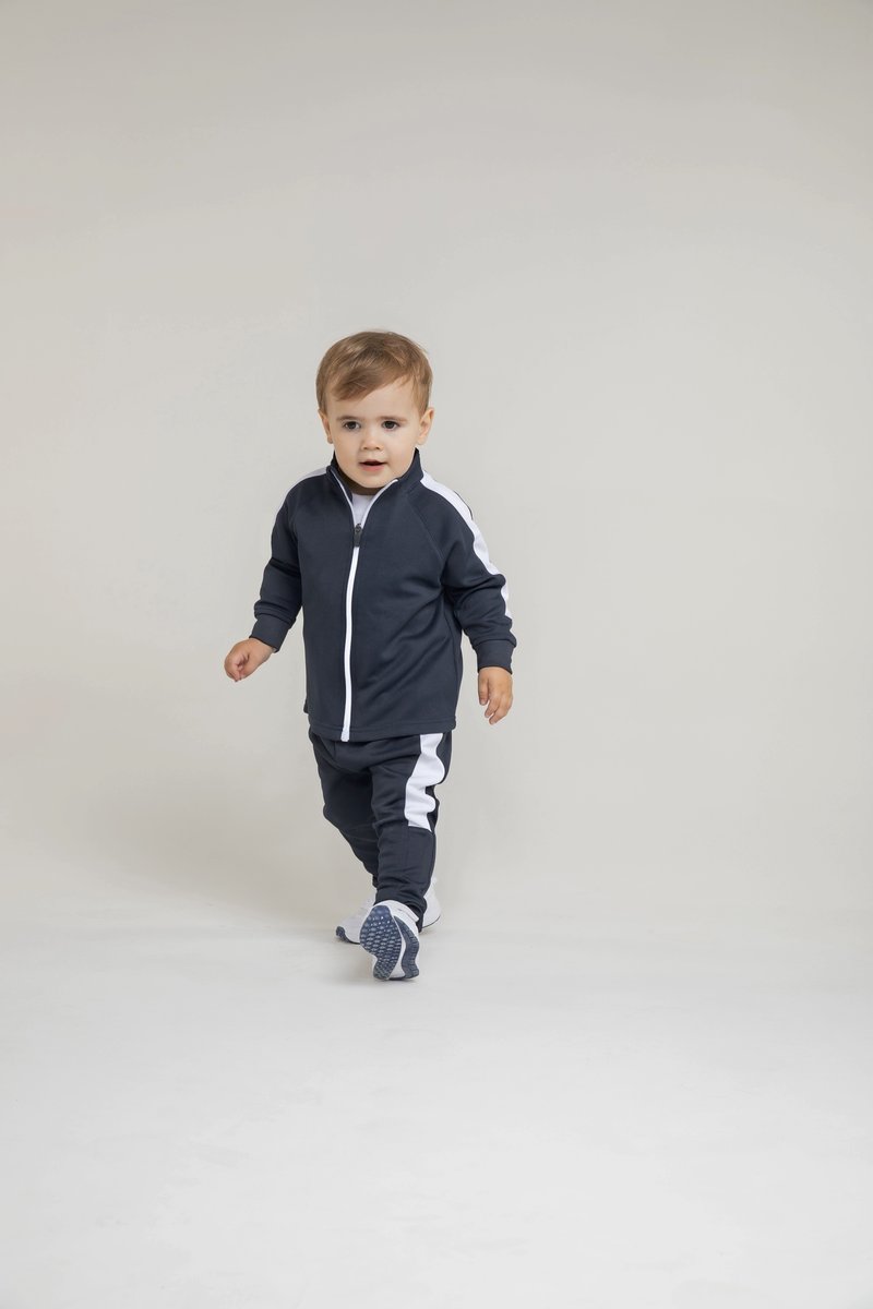 Larkwood Track Jacke mit Kontrast-Reißverschluss für Kinder