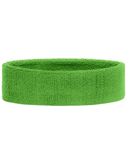 Myrtle beach Fascia per Capelli in Spugna, 80% Cotone, 5,5 cm, Aqua One Size, MB042 – Lime Green