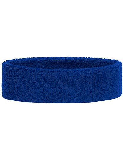 Myrtle beach Fascia per Capelli in Spugna, 80% Cotone, 5,5 cm, Aqua One Size, MB042 – Royal